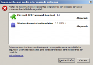 Firefox | Bloqueo y Desbloqueo de Extensiones de Microsoft ¿Porque? extensiones incompatibles 300x211 Firefox | Bloqueo y Desbloqueo de Extensiones de Microsoft ¿Porque?