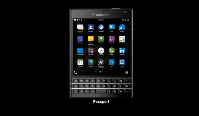 Se revela la lista completa de especificaciones del BlackBerry Passport