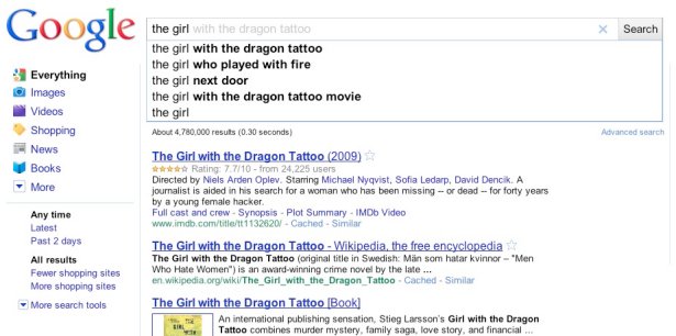 google-instant